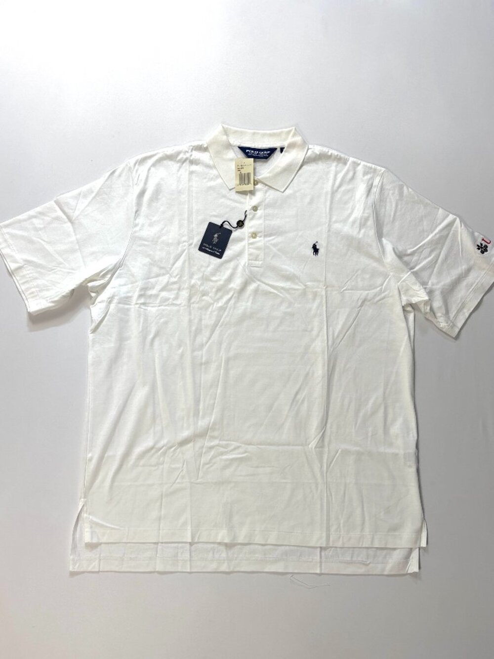 VTG Polo Golf Ralph Lauren Mens Pima Cotton Shirt Sz XL NWT UBS Bank Deadstock